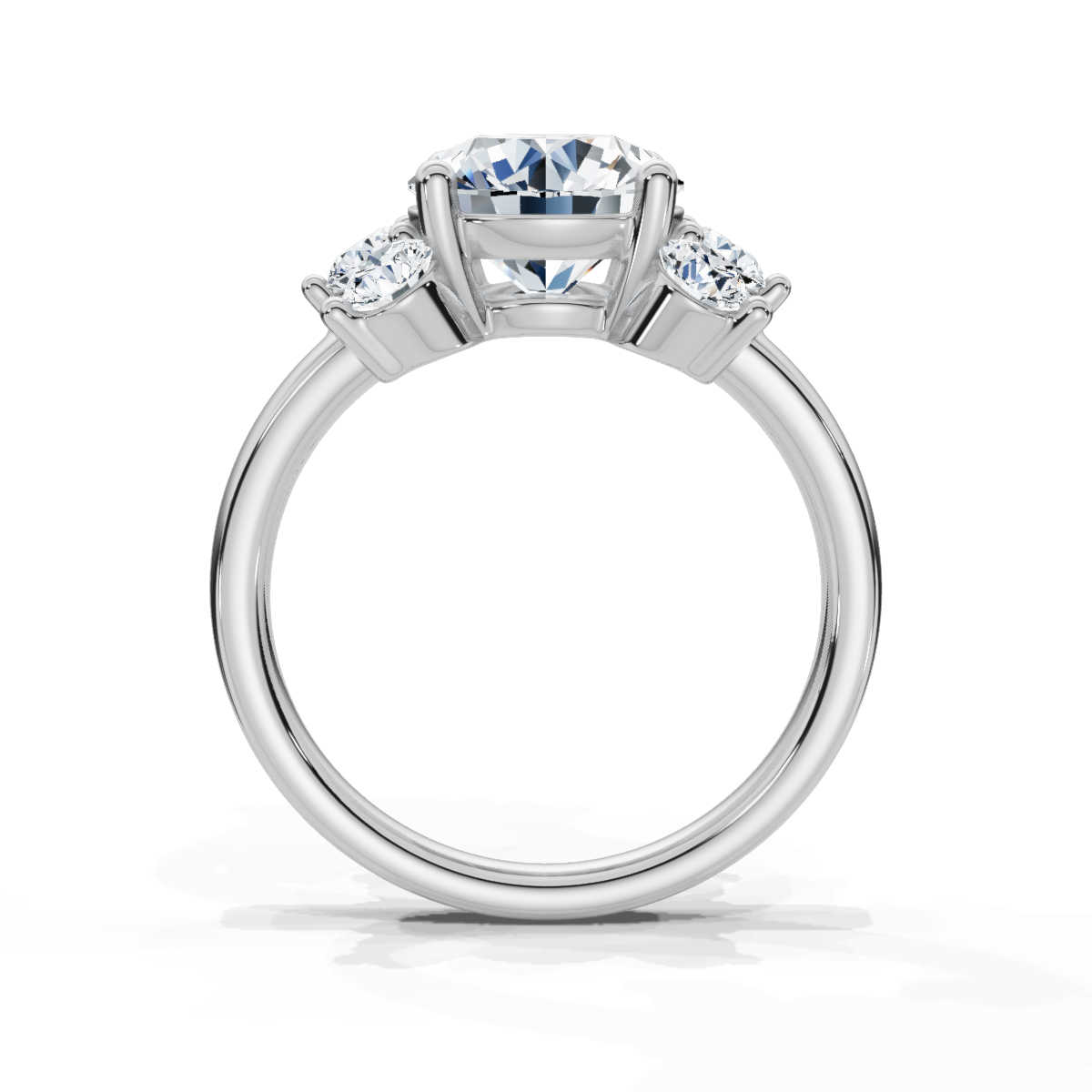 14K White Gold Paloma Accents Lab Grown Diamond Ring (2/3 ct. tw)