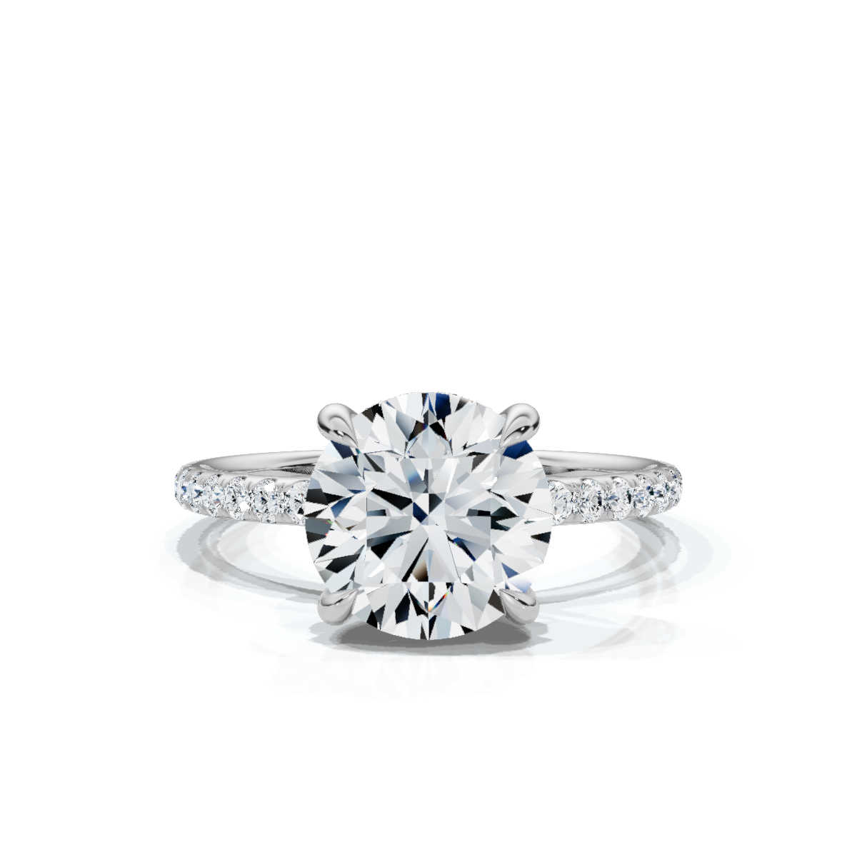 14K White Gold Madison Lab Grown Diamond Ring (2/5 ct. tw)