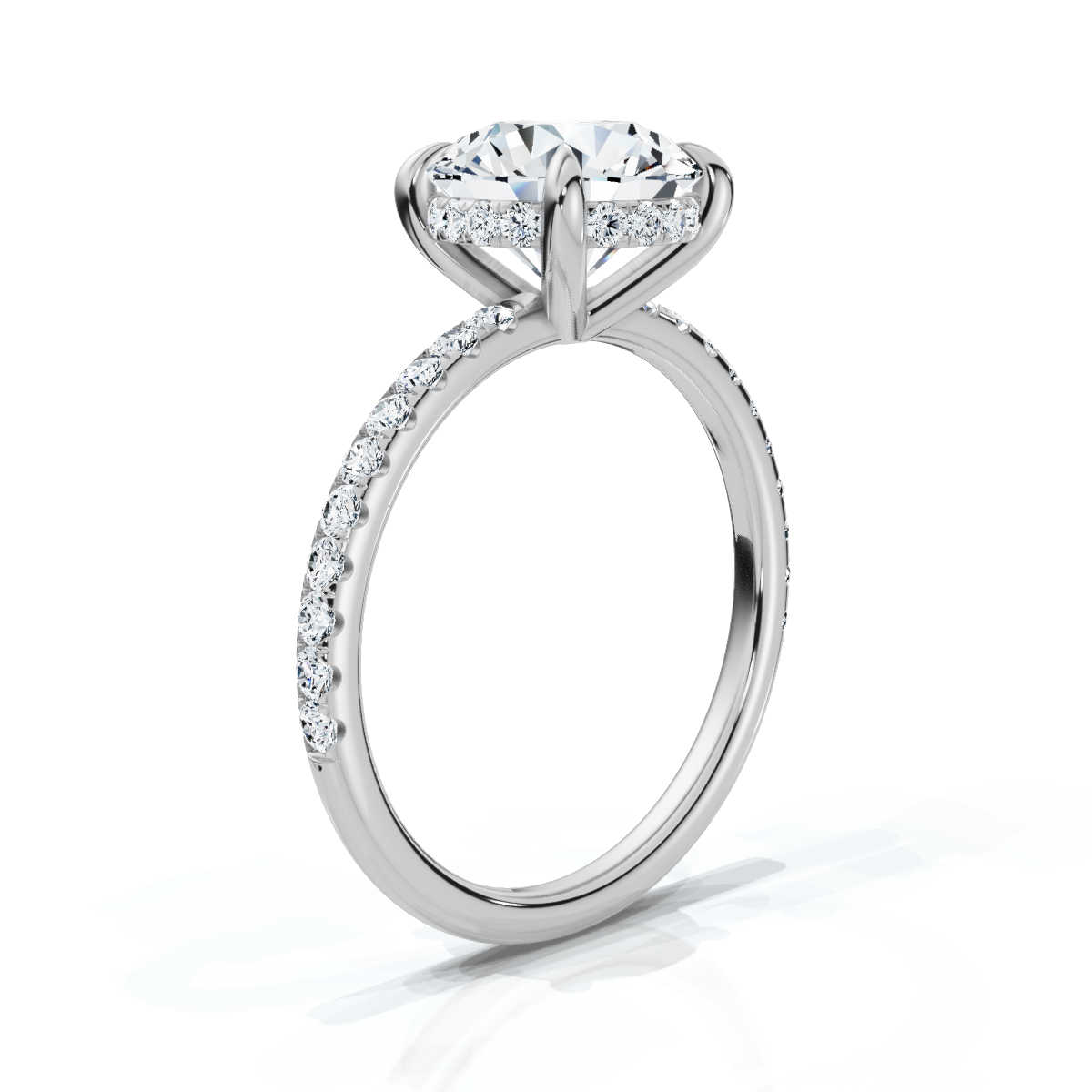 14K White Gold Madison Lab Grown Diamond Ring (2/5 ct. tw)