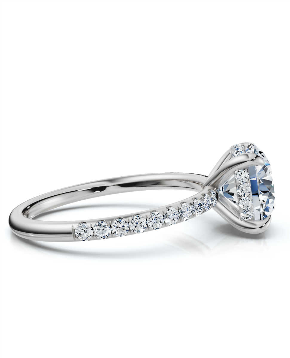 14K White Gold Madison Lab Grown Diamond Ring (2/5 ct. tw)