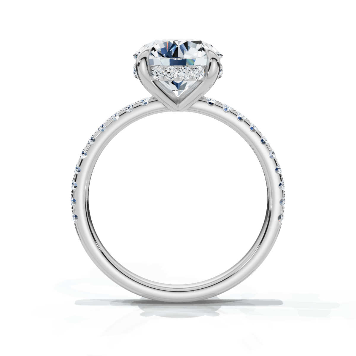 14K White Gold Madison Lab Grown Diamond Ring (2/5 ct. tw)