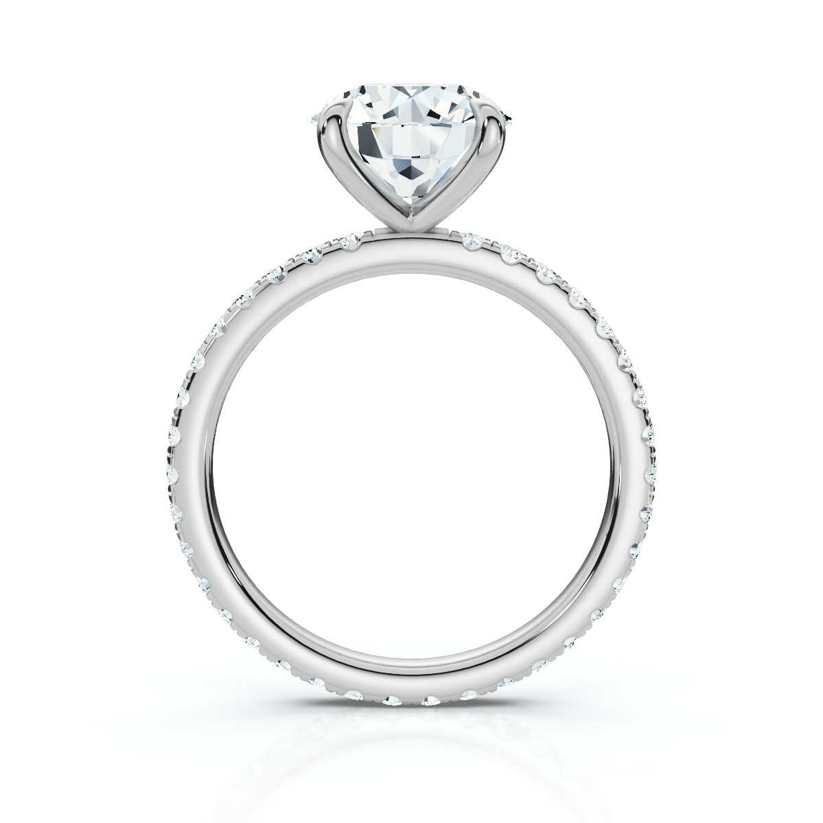 14K White Gold Darcie Accent Lab Grown Diamond Ring (1/2 ct. tw)