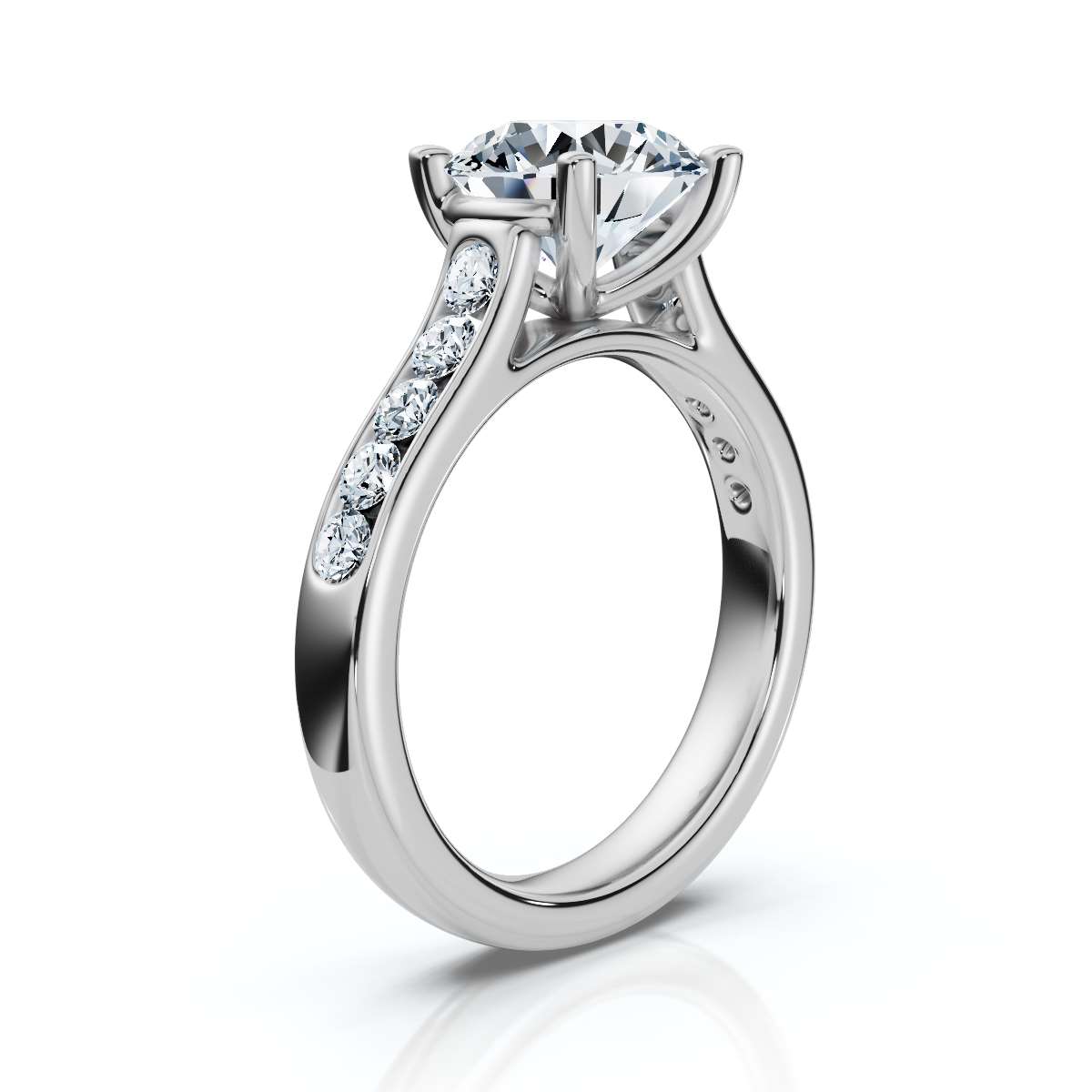 14K White Gold Betania Accents Lab Grown Diamond Ring (2/5 ct. tw)