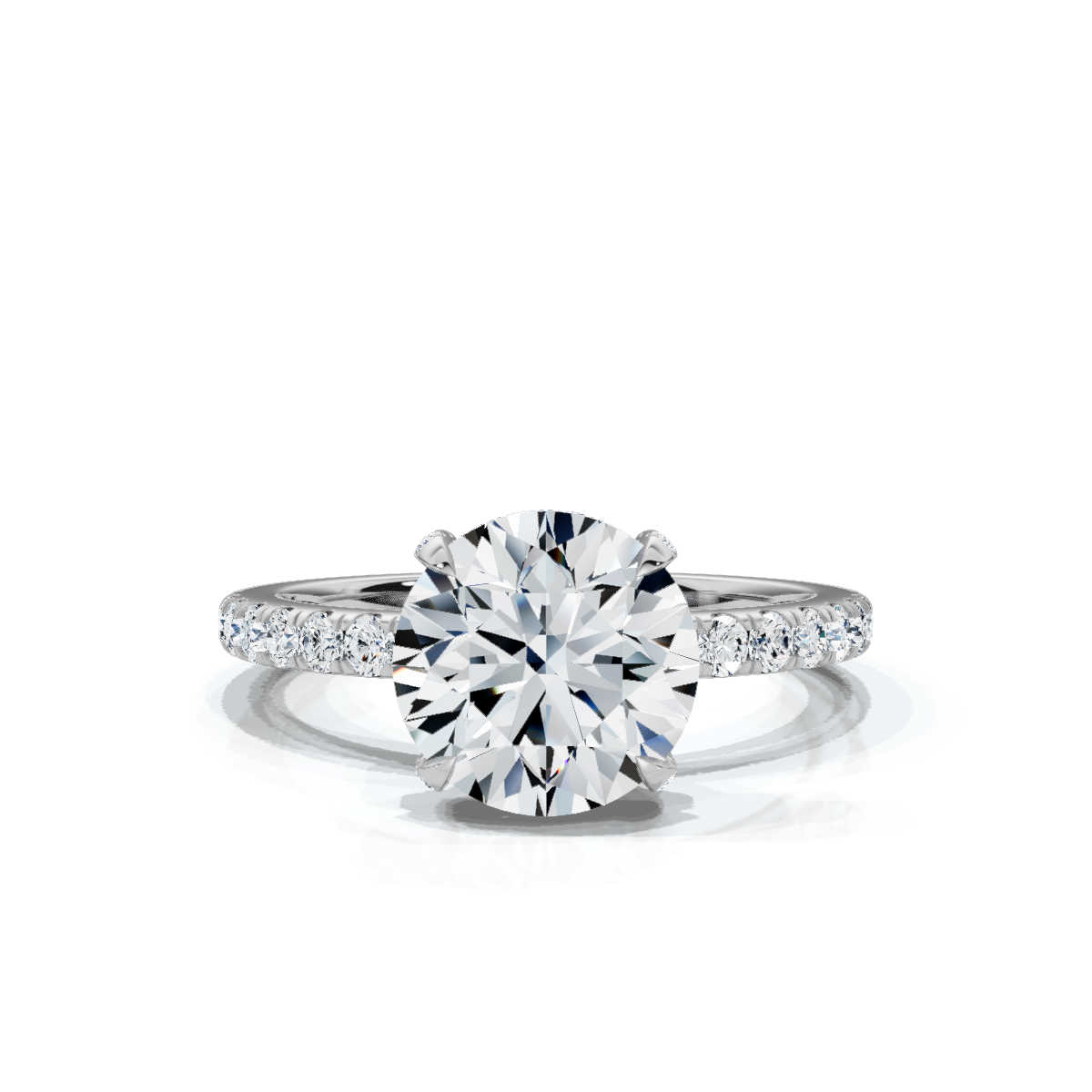 14K White Gold Taylor Lab Grown Diamond Ring (2/3 ct. tw)