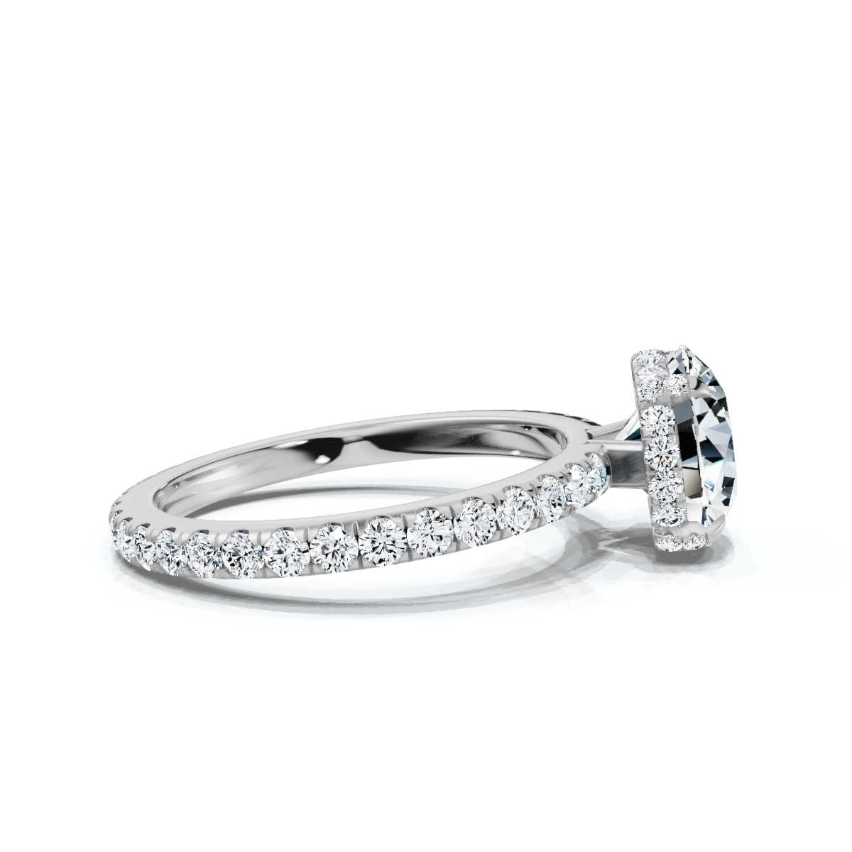 14K White Gold Taylor Lab Grown Diamond Ring (2/3 ct. tw)