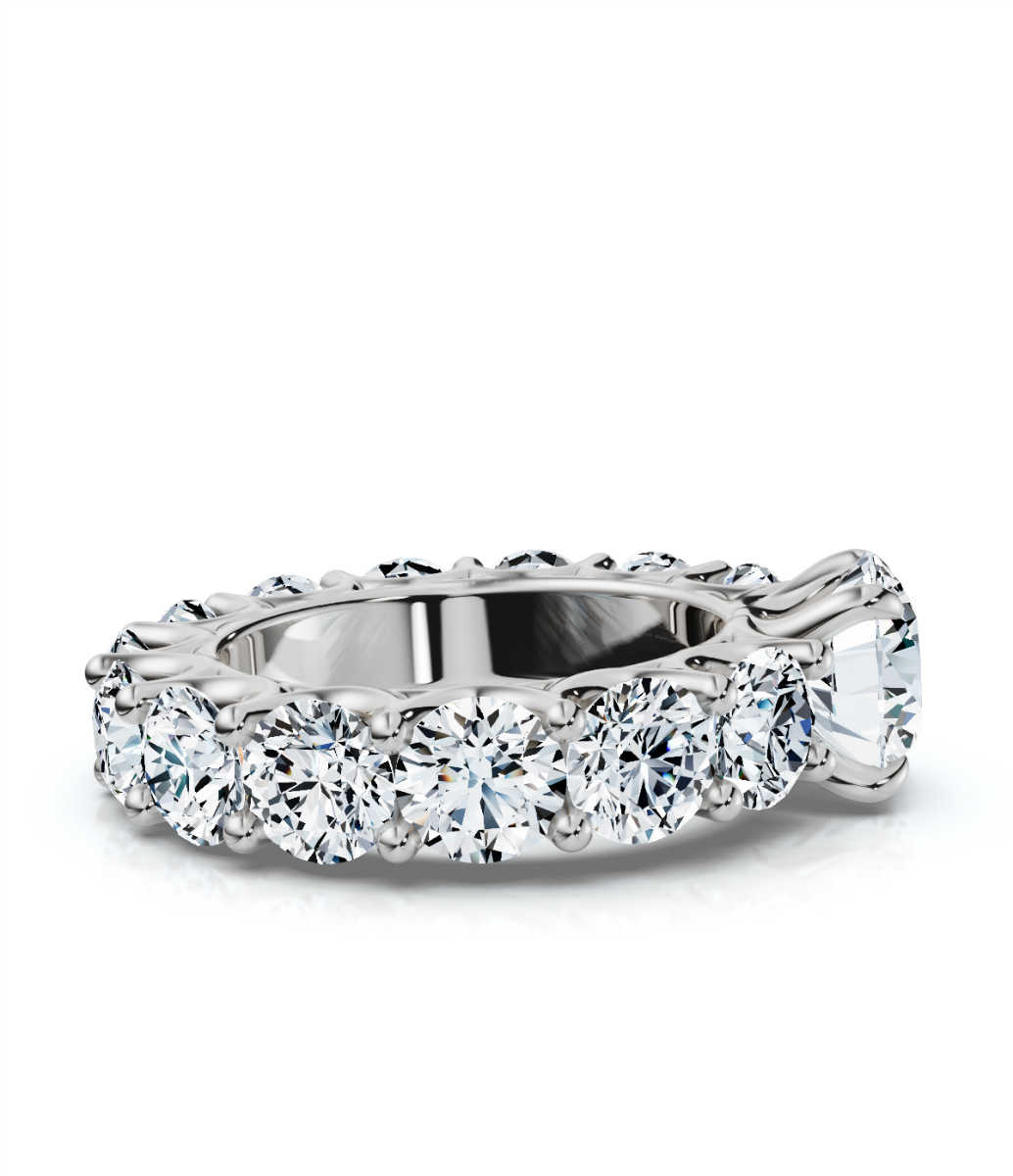 14K White Gold Dabria Accents Lab Grown Diamond Ring (6 1/4 ct. tw)