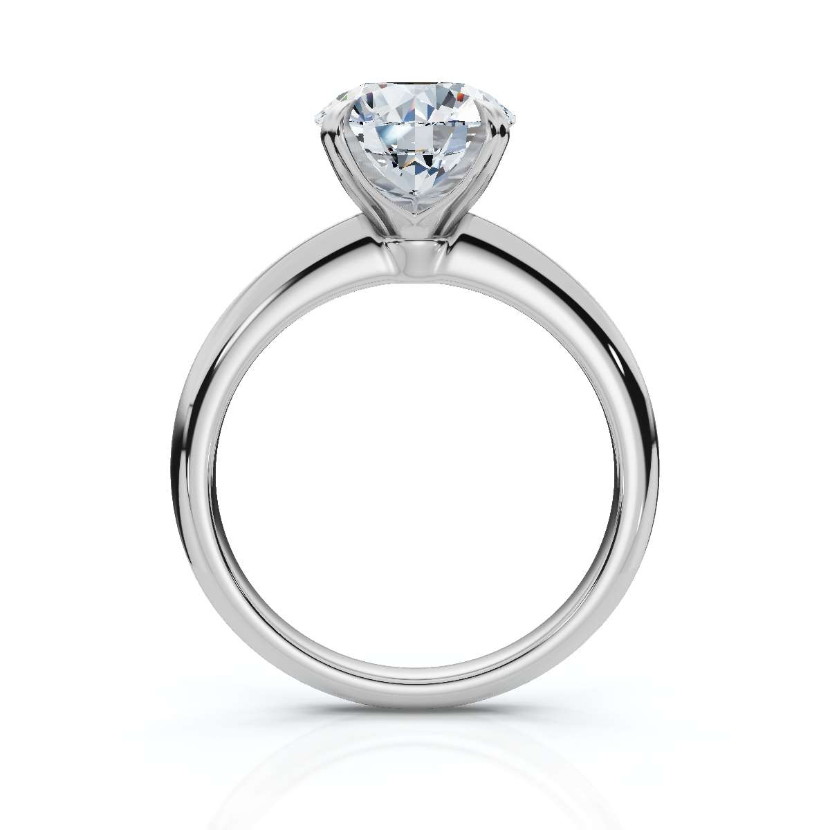 14K White Gold Madelyn Solitaire Engagement Ring 
