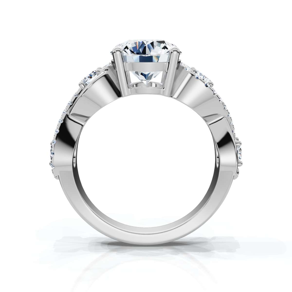 14K White Gold Dorian Lab Grown Diamond Ring (2/5 ct. tw)