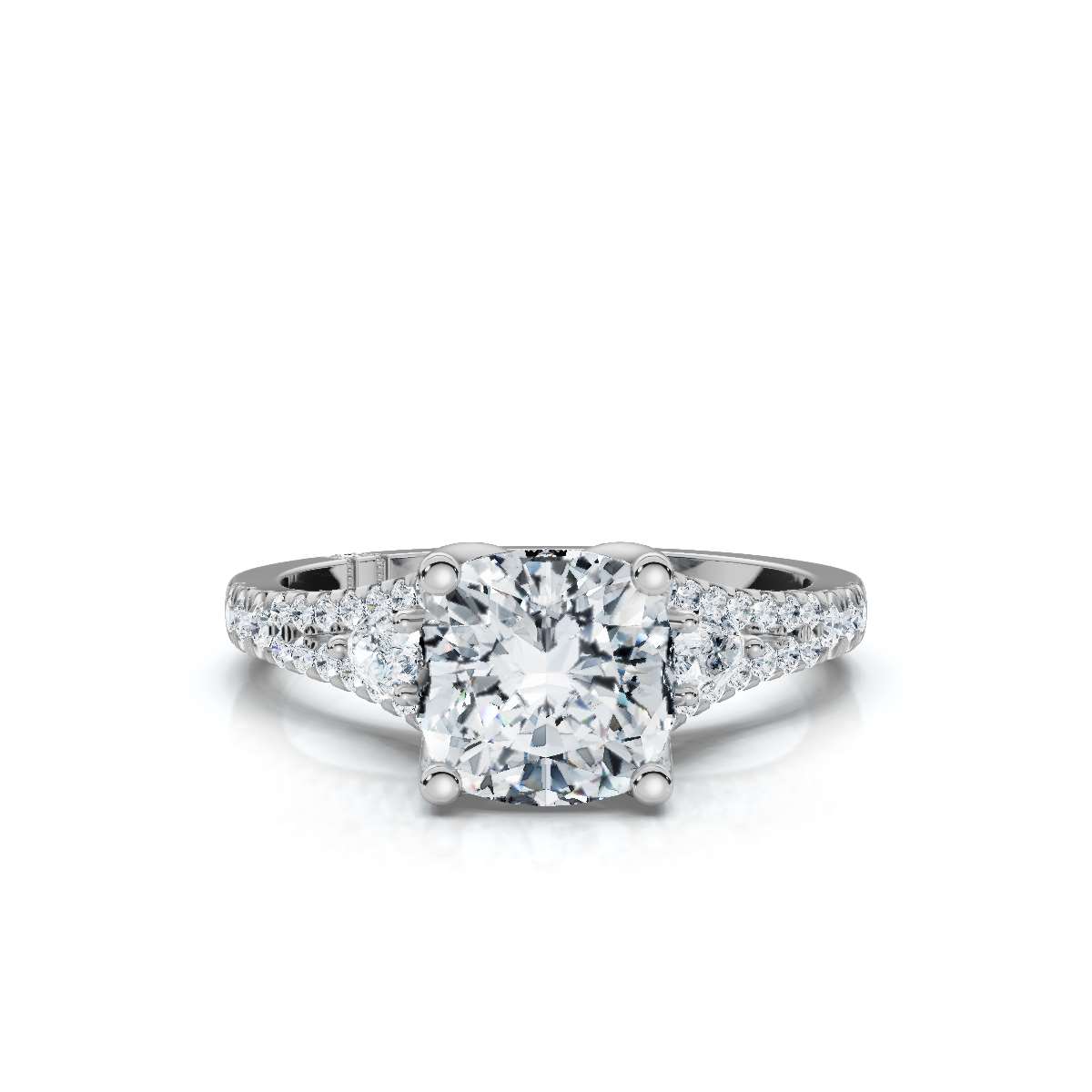 14K White Gold Ramona Hidden Accents Lab Grown Diamond Ring (2/5 ct. tw)