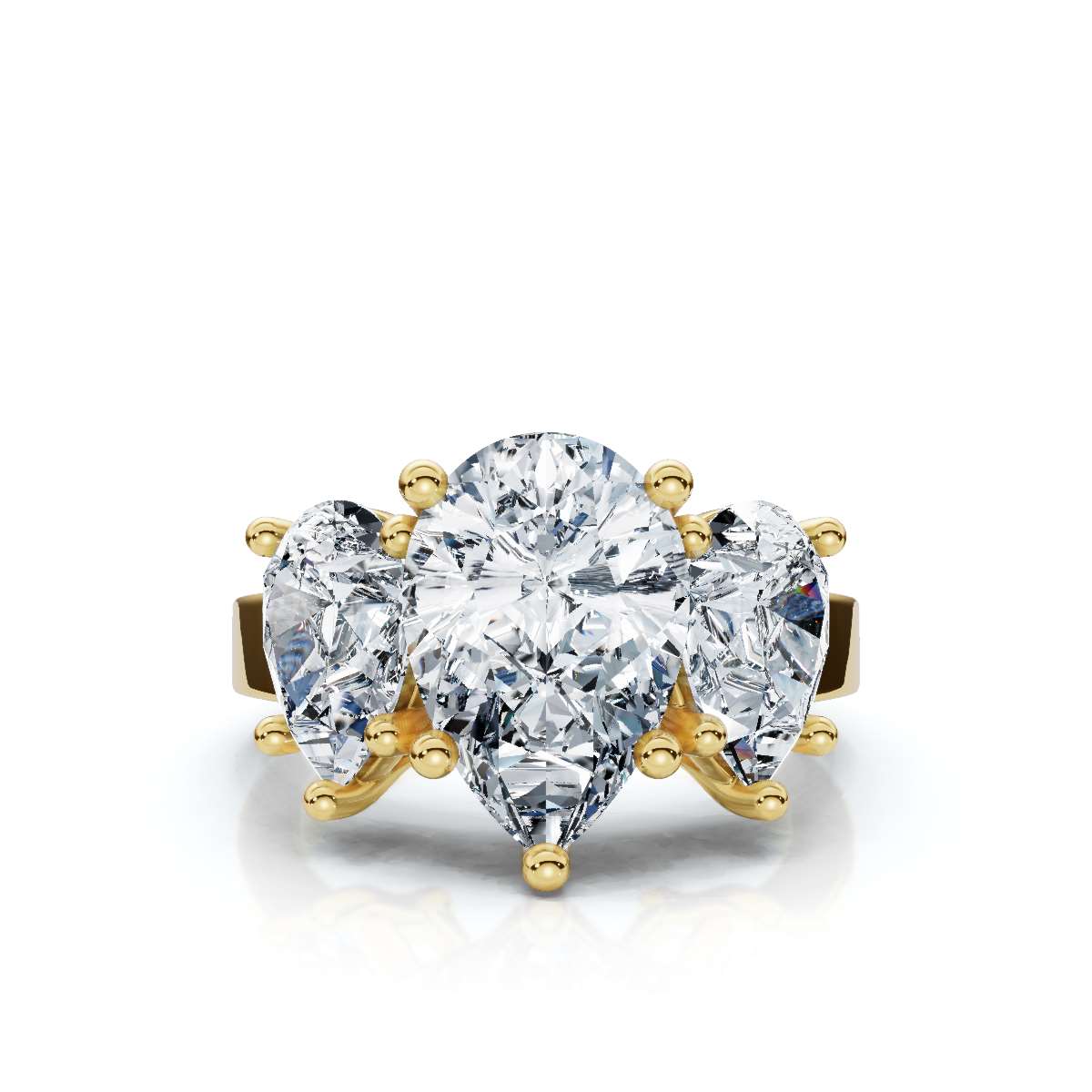 3.00ct G-VVS2 PEARラボグロウンダイヤモンド 【公式通販】