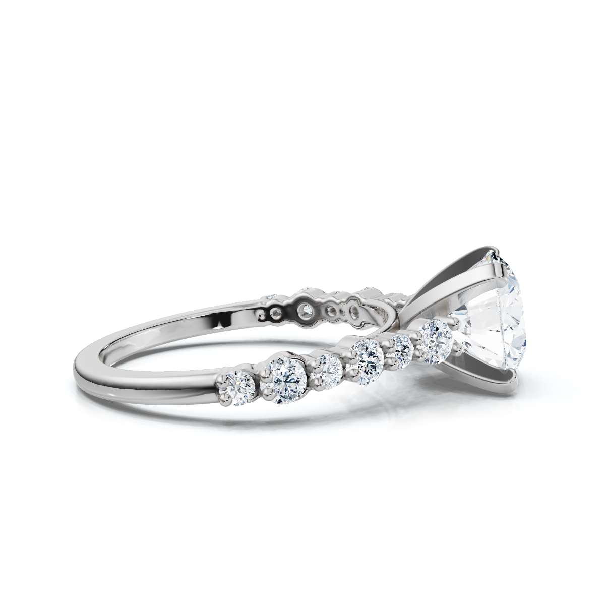 14K White Gold Tahlea Accents Lab Grown Diamond Ring (1/2 ct. tw)