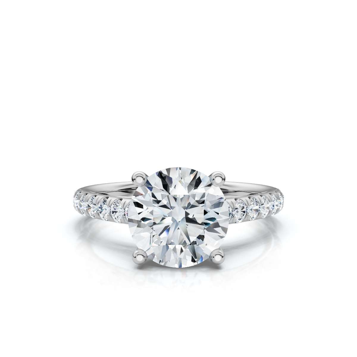 14K White Gold Twila Accents Lab Grown Diamond Ring (1/2 ct. tw)