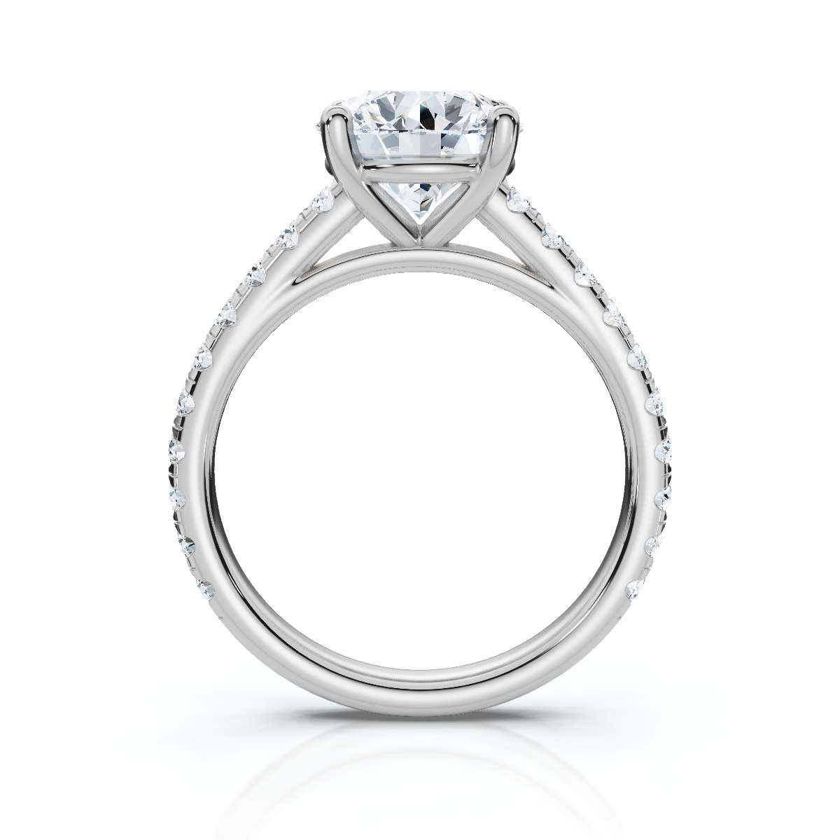14K White Gold Twila Accents Lab Grown Diamond Ring (1/2 ct. tw)