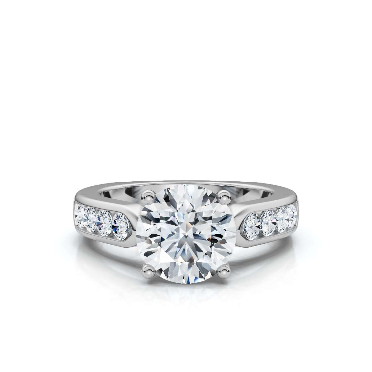14K White Gold Meliora Accents Lab Grown Diamond Ring (1/3 ct. tw)