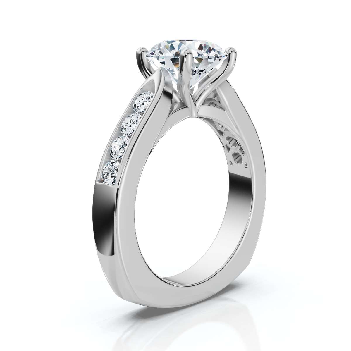 14K White Gold Meliora Accents Lab Grown Diamond Ring (1/3 ct. tw)