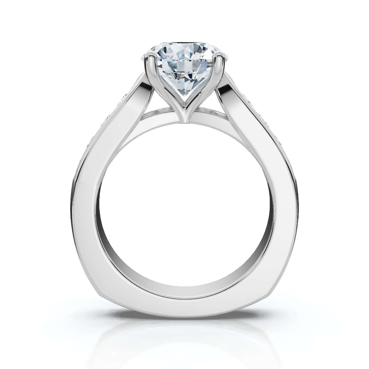 14K White Gold Meliora Accents Lab Grown Diamond Ring (1/3 ct. tw)
