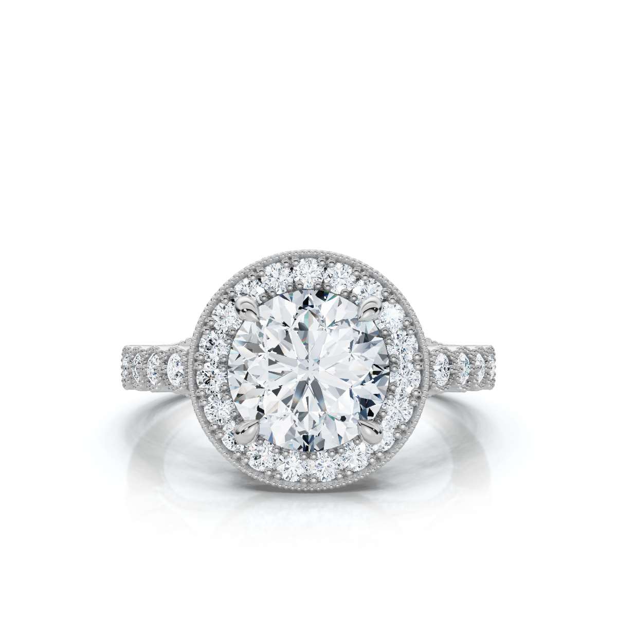 14K White Gold Veo Lab Grown Diamond Ring (1/3 ct. tw)