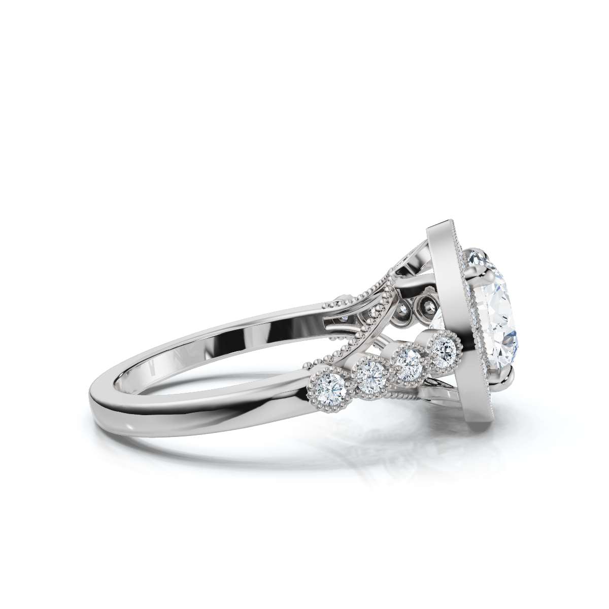 14K White Gold Veo Lab Grown Diamond Ring (1/3 ct. tw)