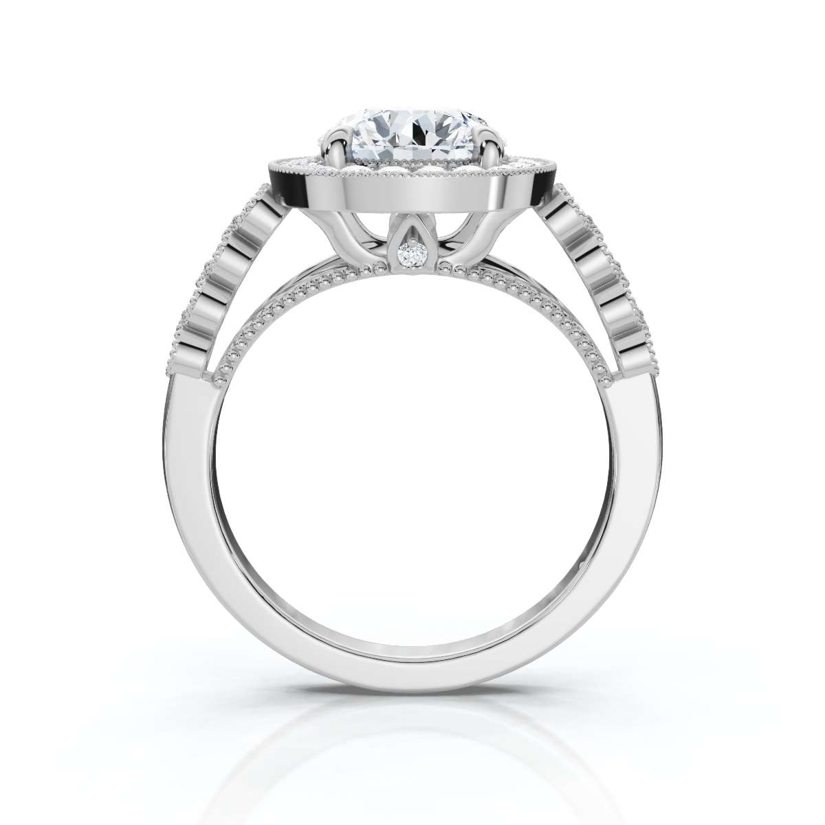 14K White Gold Veo Lab Grown Diamond Ring (1/3 ct. tw)