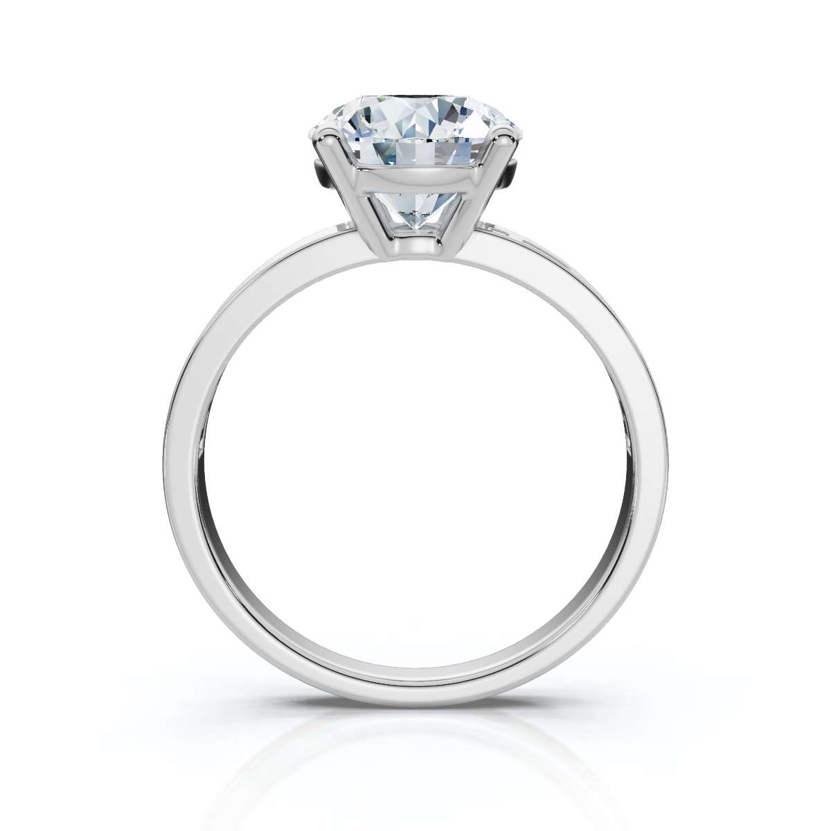 14K White Gold Katalia Solitaire Engagement Ring