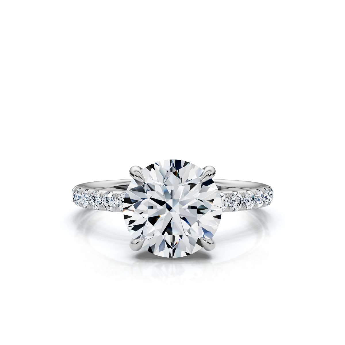 14K White Gold Mandisa Hidden Accents Lab Grown Diamond Ring (1/2 ct. tw)