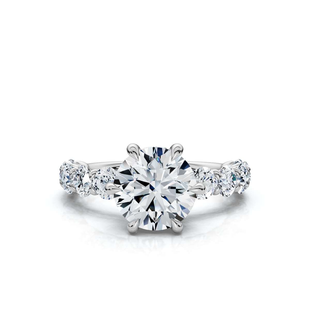 14K White Gold Inna Lab Grown Diamond Ring (1 1/3 ct. tw)