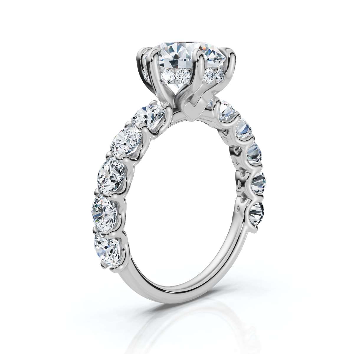 14K White Gold Inna Lab Grown Diamond Ring (1 1/3 ct. tw)