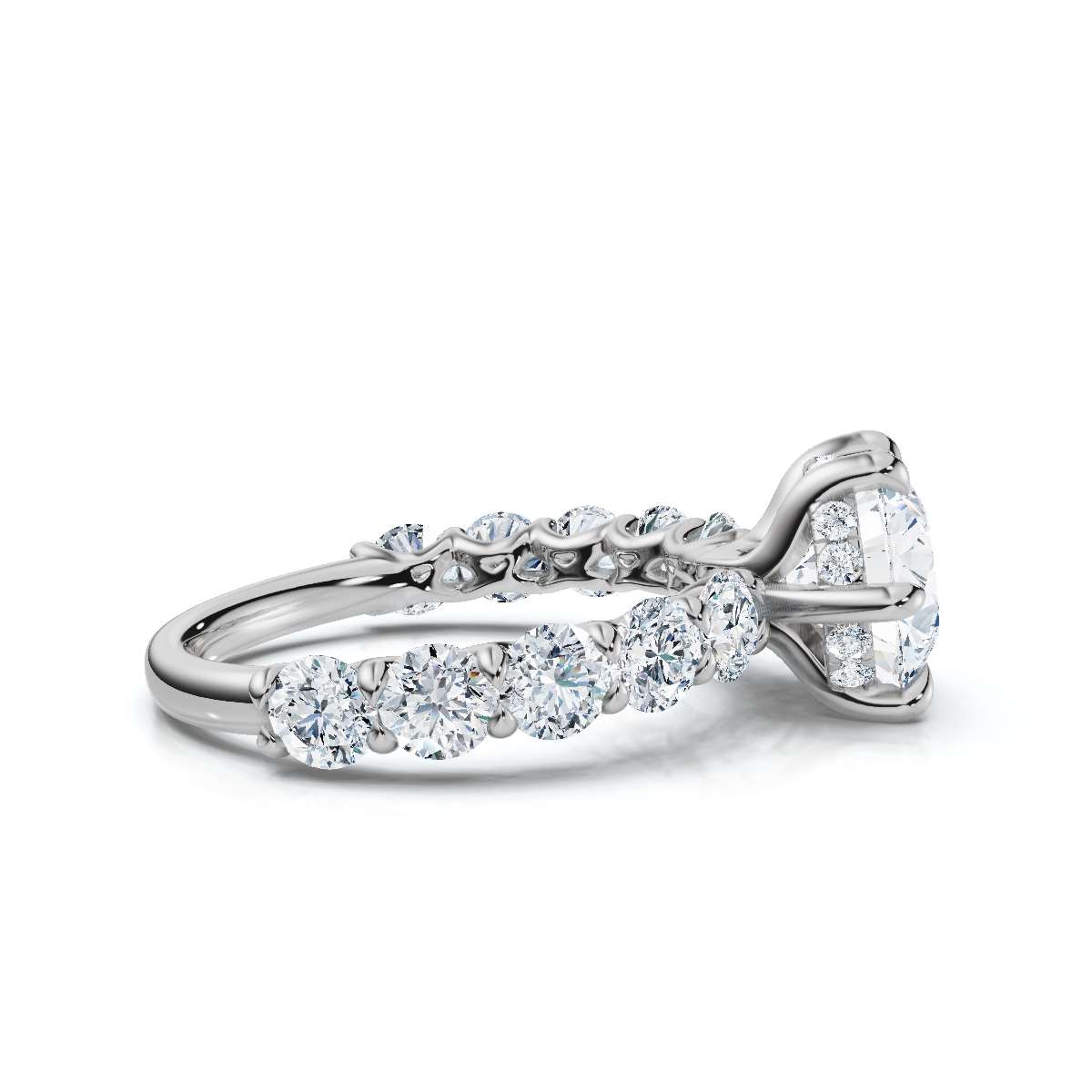14K White Gold Inna Lab Grown Diamond Ring (1 1/3 ct. tw)