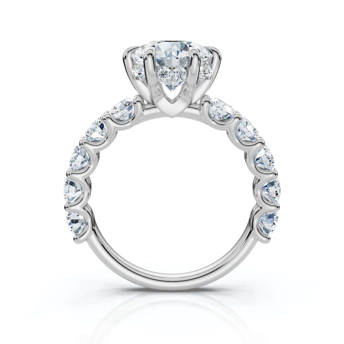 14K White Gold Inna Lab Grown Diamond Ring (1 1/3 ct. tw)