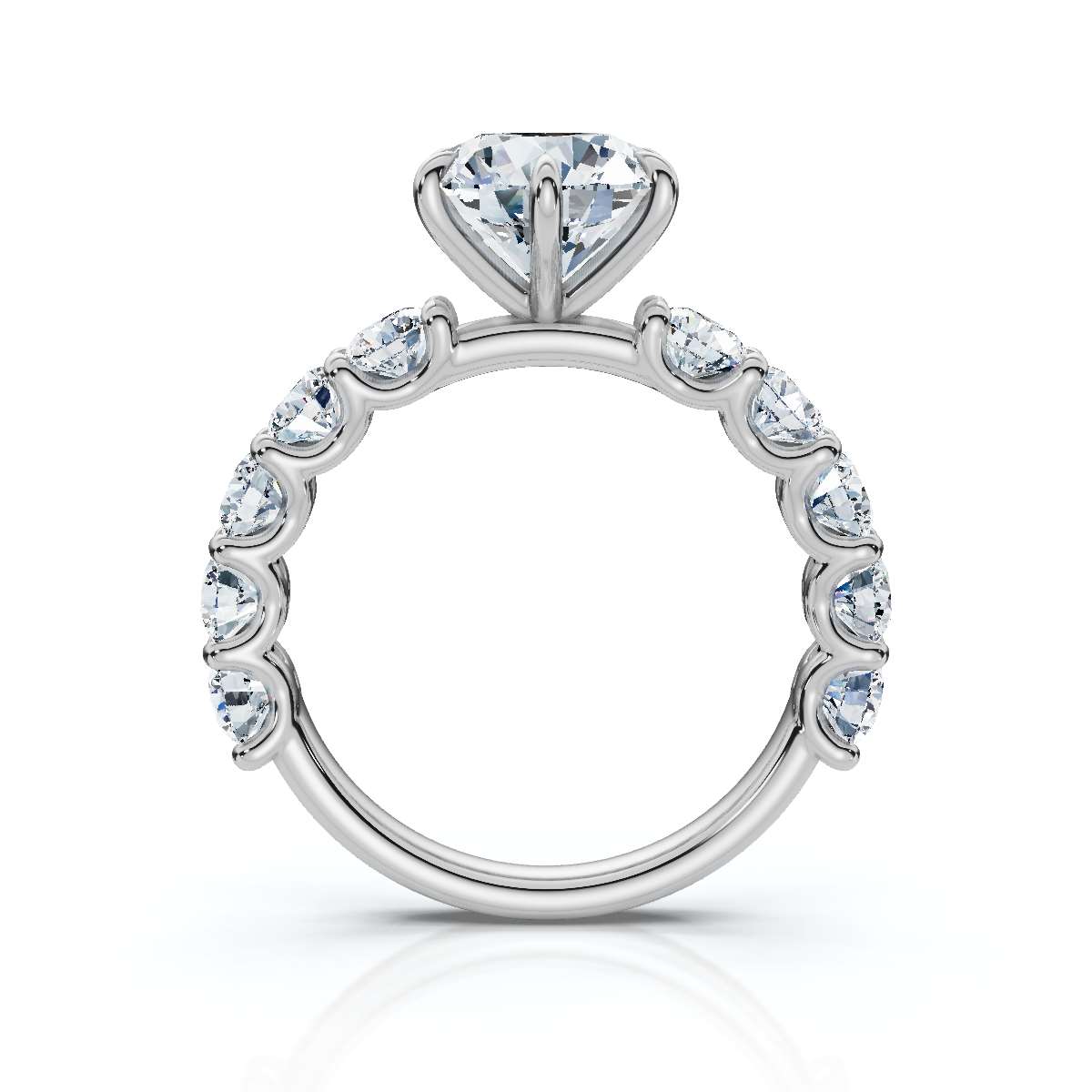14K White Gold Vivia Lab Grown Diamond Ring (1 1/4 ct. tw)