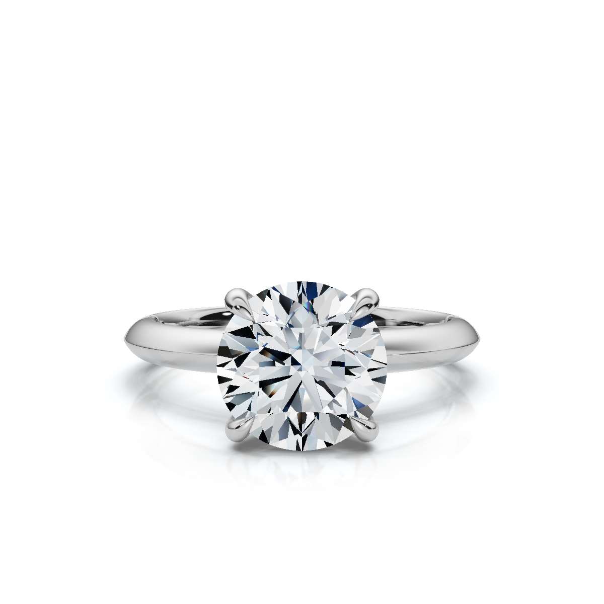 14K White Gold Seren Lab Grown Diamond Ring (1/20 ct. tw)