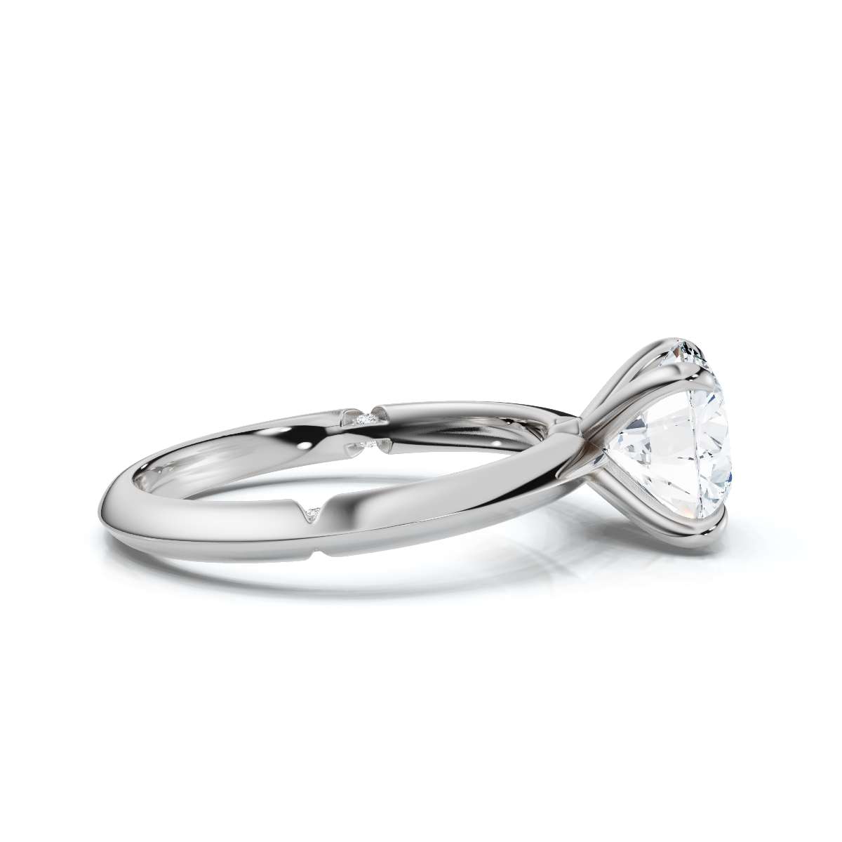14K White Gold Seren Lab Grown Diamond Ring (1/20 ct. tw)
