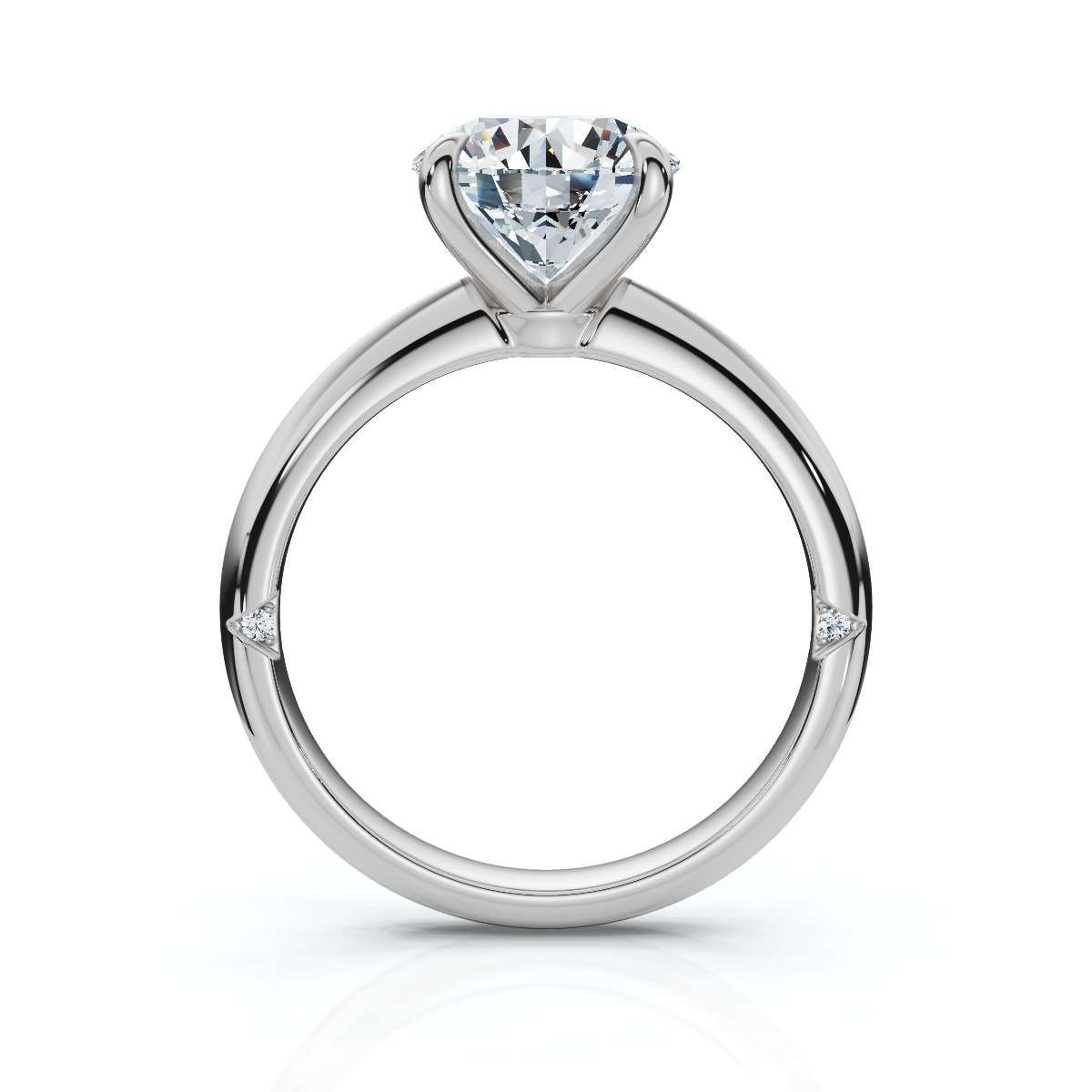 14K White Gold Seren Lab Grown Diamond Ring (1/20 ct. tw)