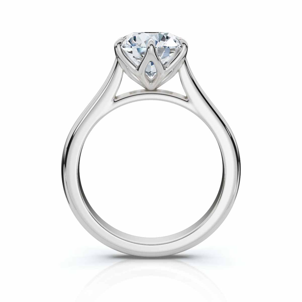 14K White Gold Talulla Solitaire Engagement Ring