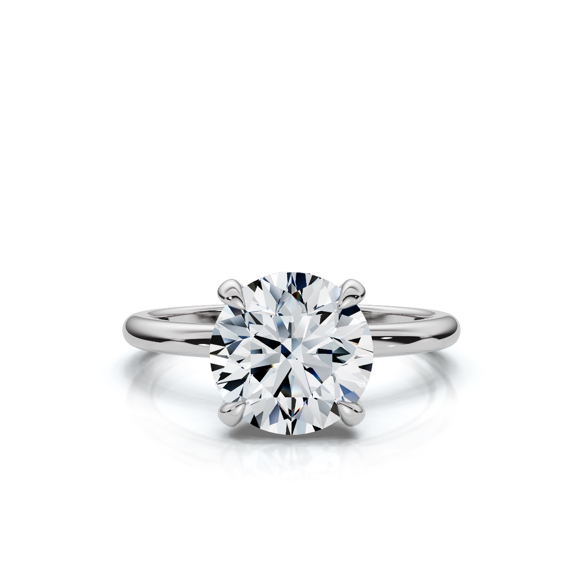 14K White Gold Rhae Hidden Accents Lab Grown Diamond Ring (1/6 ct. tw)