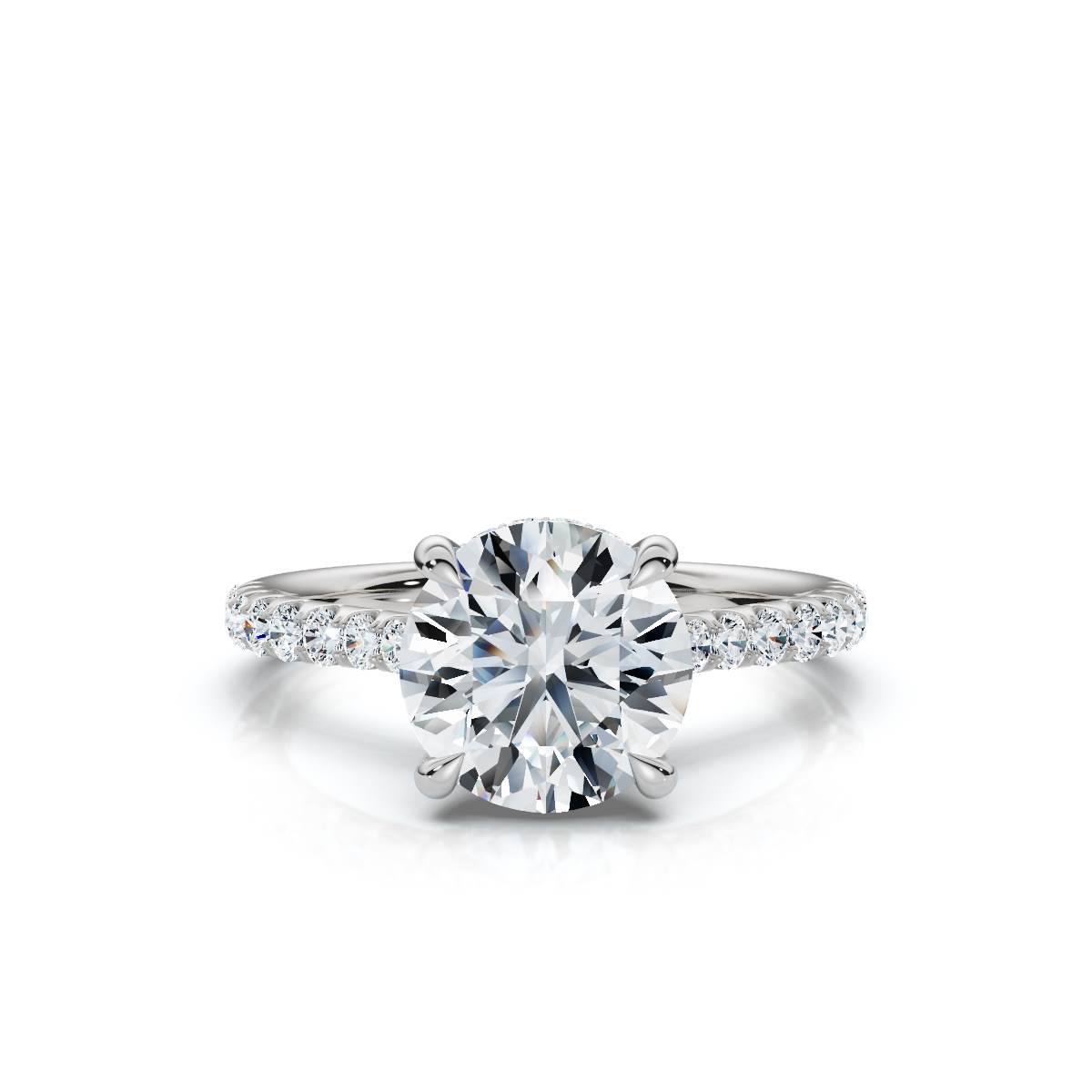 14K White Gold Veymira Accents Lab Grown Diamond Ring (2/5 ct. tw)