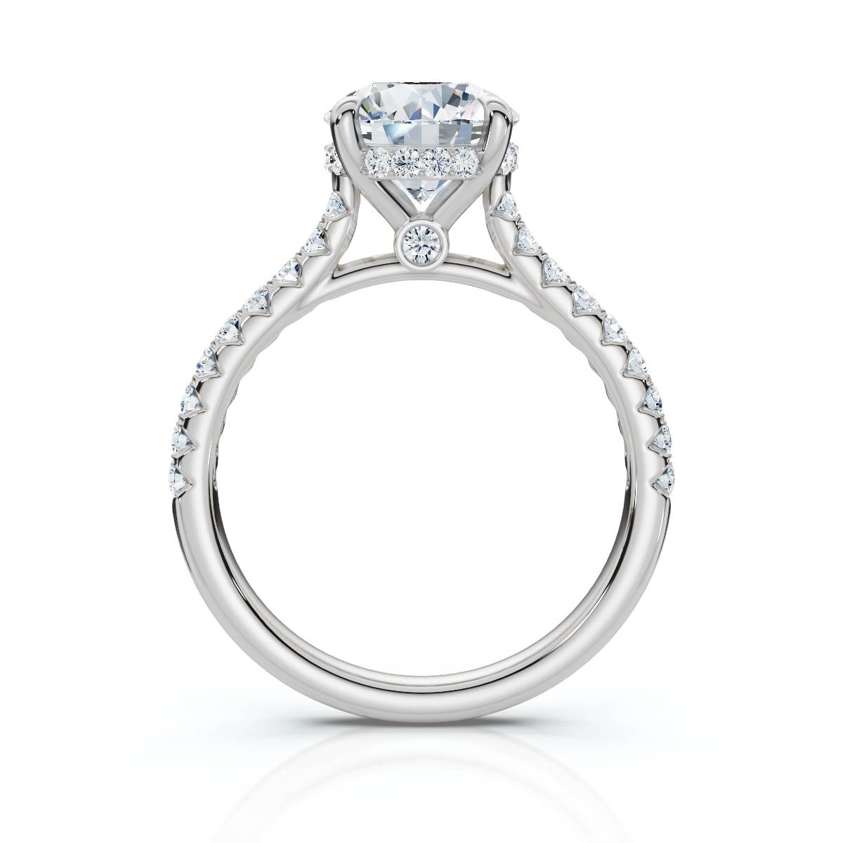 14K White Gold Veymira Accents Lab Grown Diamond Ring (2/5 ct. tw)