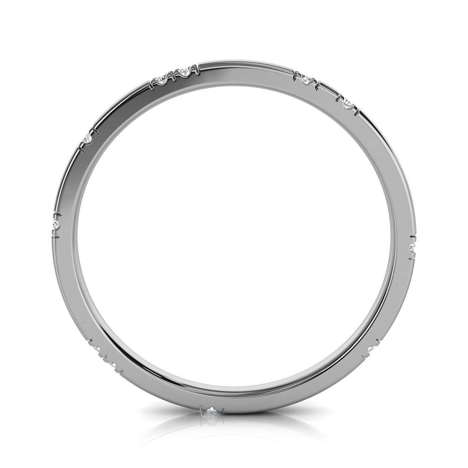 Platinum Lydia Lab Grown Diamond Ring (1/14 ct. tw) The Art Of Jewels