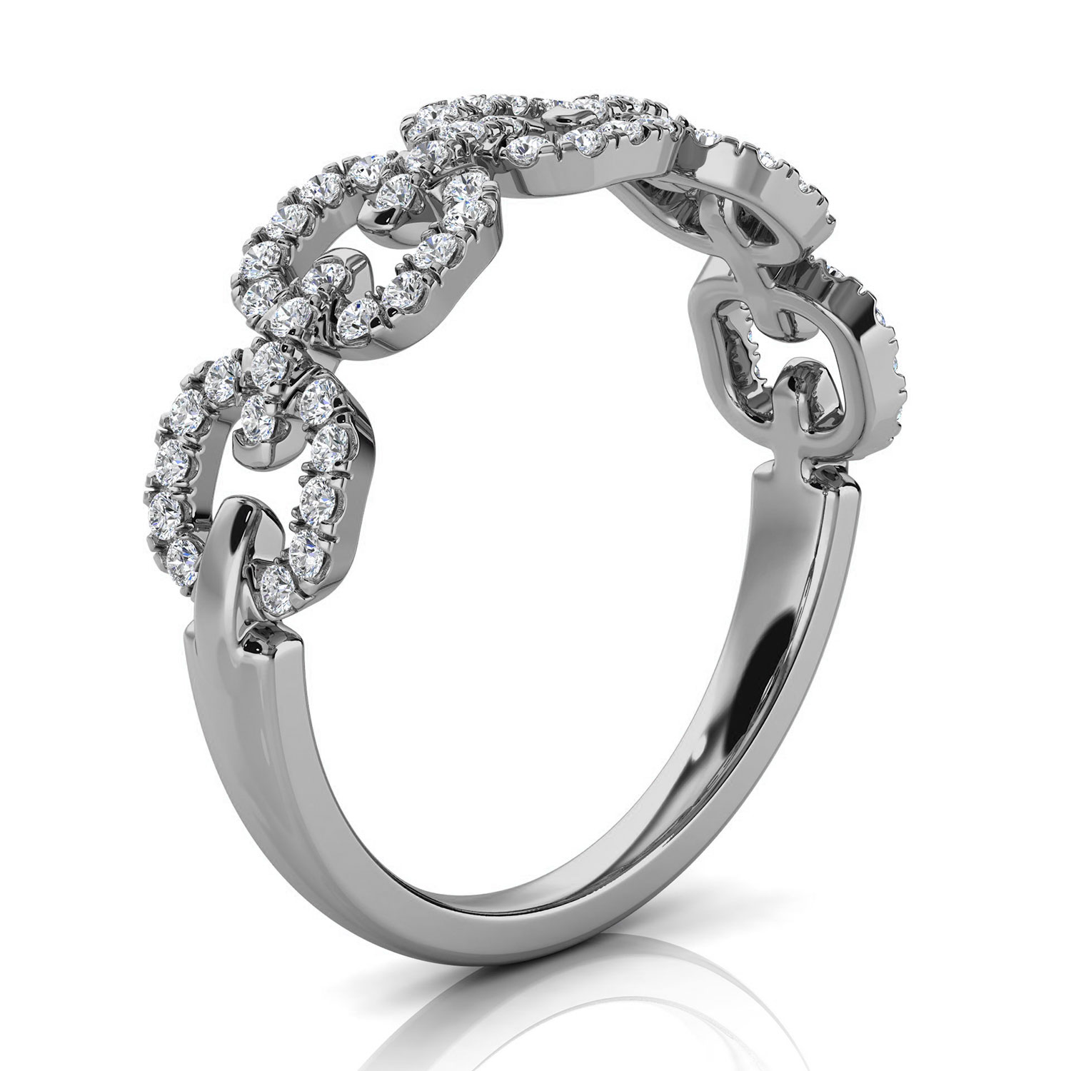 14K White Gold Roxy Diamond Ring (1/3 ct. tw) | The Art Of Jewels